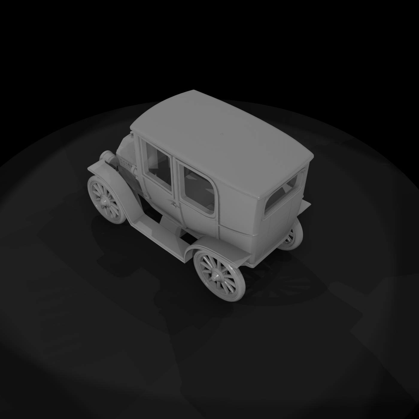 Brass-Era Sedan Model — Vintage Car
