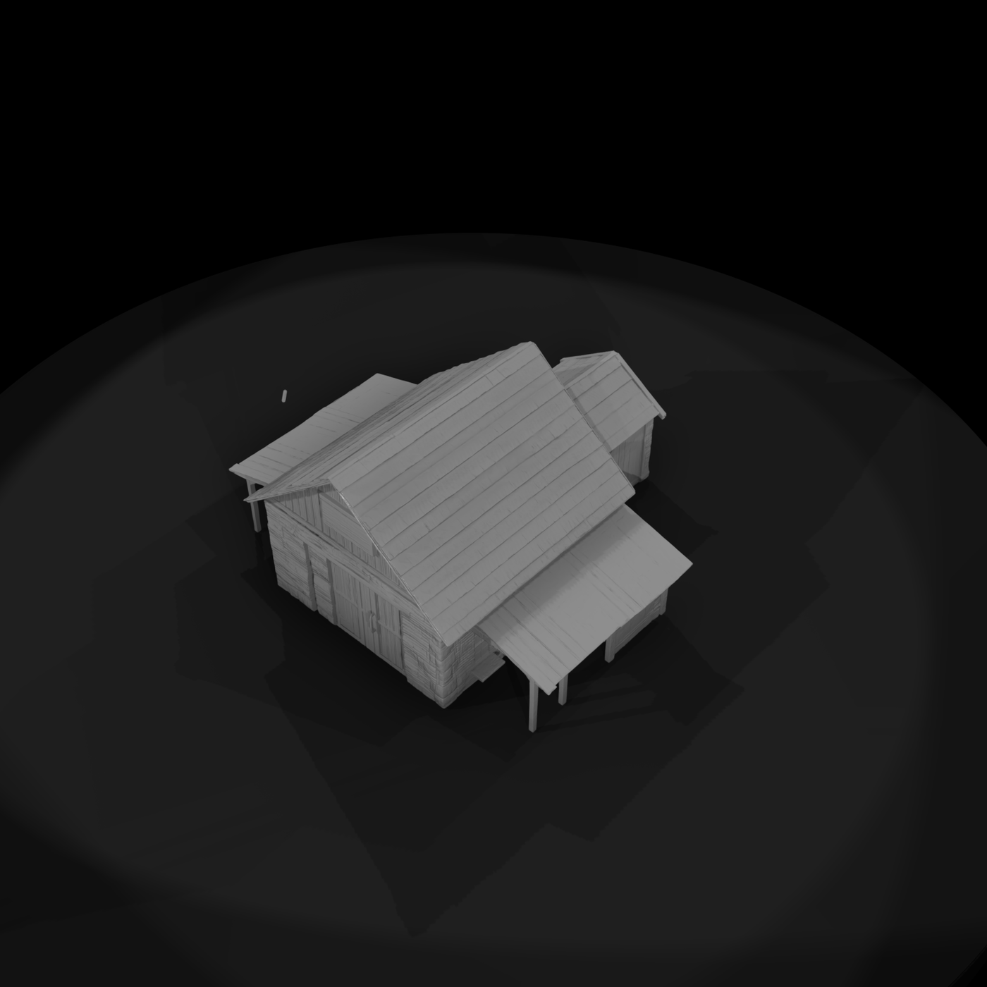 Older Barn with Side Stalls