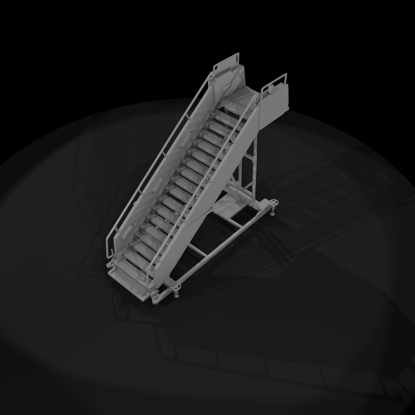 20260612 Aircraft Passenger Stairs 12E5543149