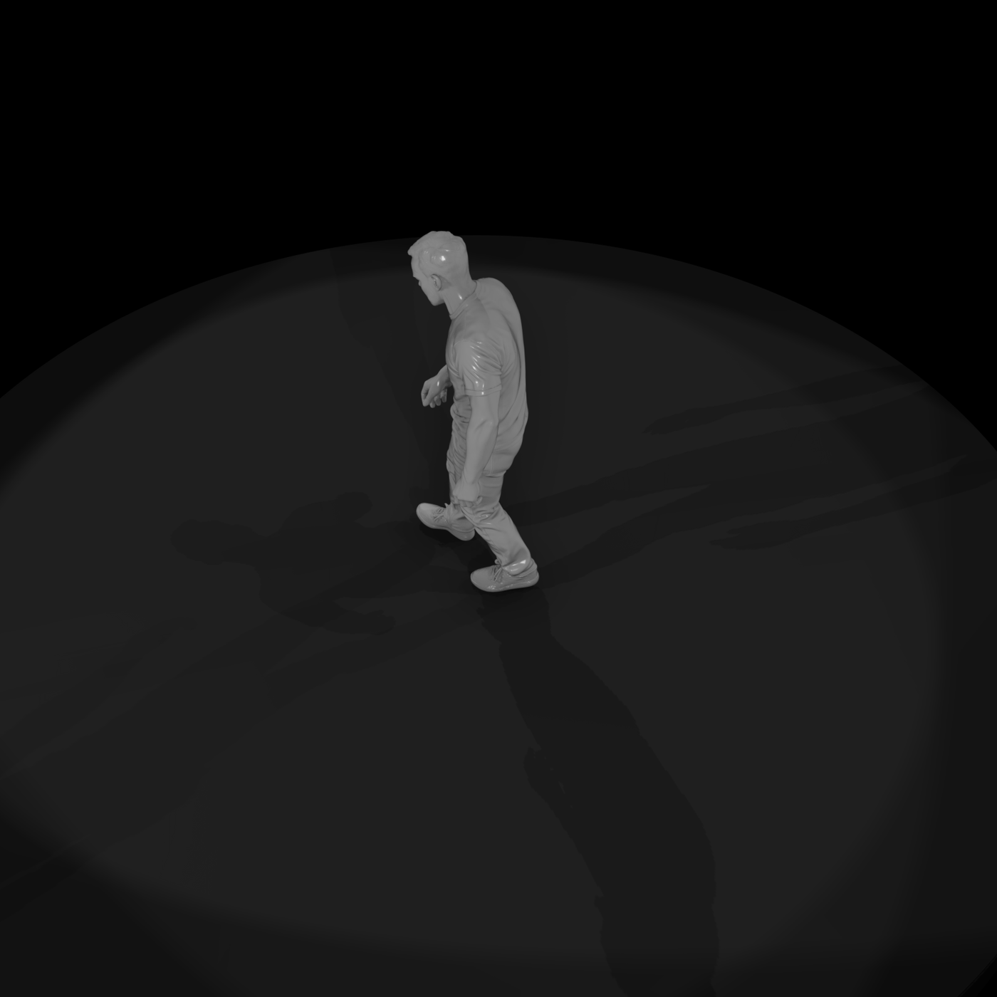 Young Man Playing Hacky Sack