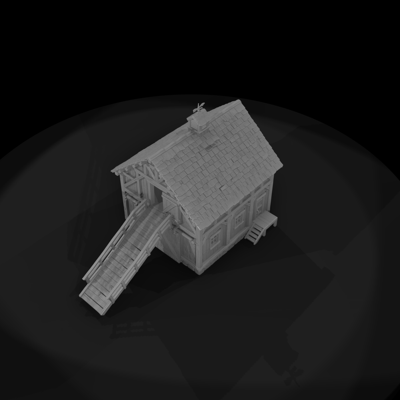 Mil 024 Civil War Forage Barn