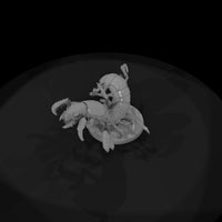 stylized-two-headed-alien-centipede-miniature-3d-m — thumbnail 6