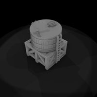 rustic-unpainted-wooden-water-tower-3d-model-jwny6 — thumbnail 6