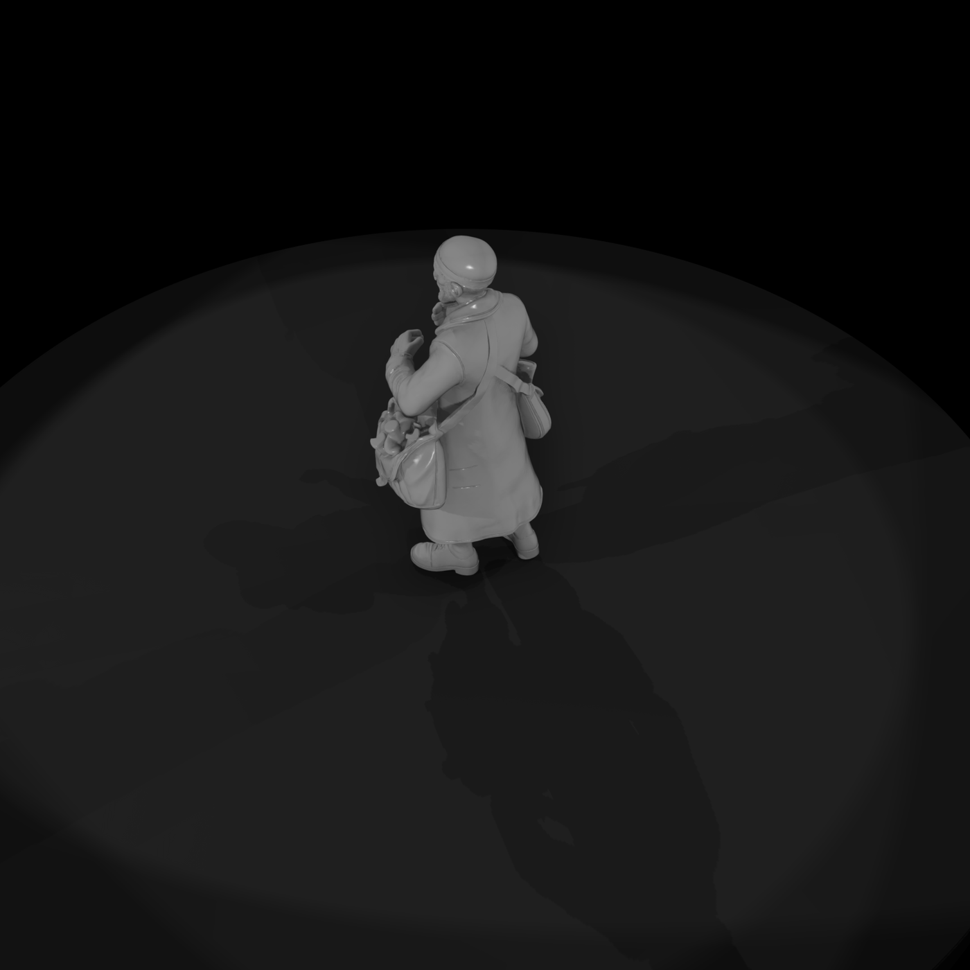 Stylized Traveling Merchant