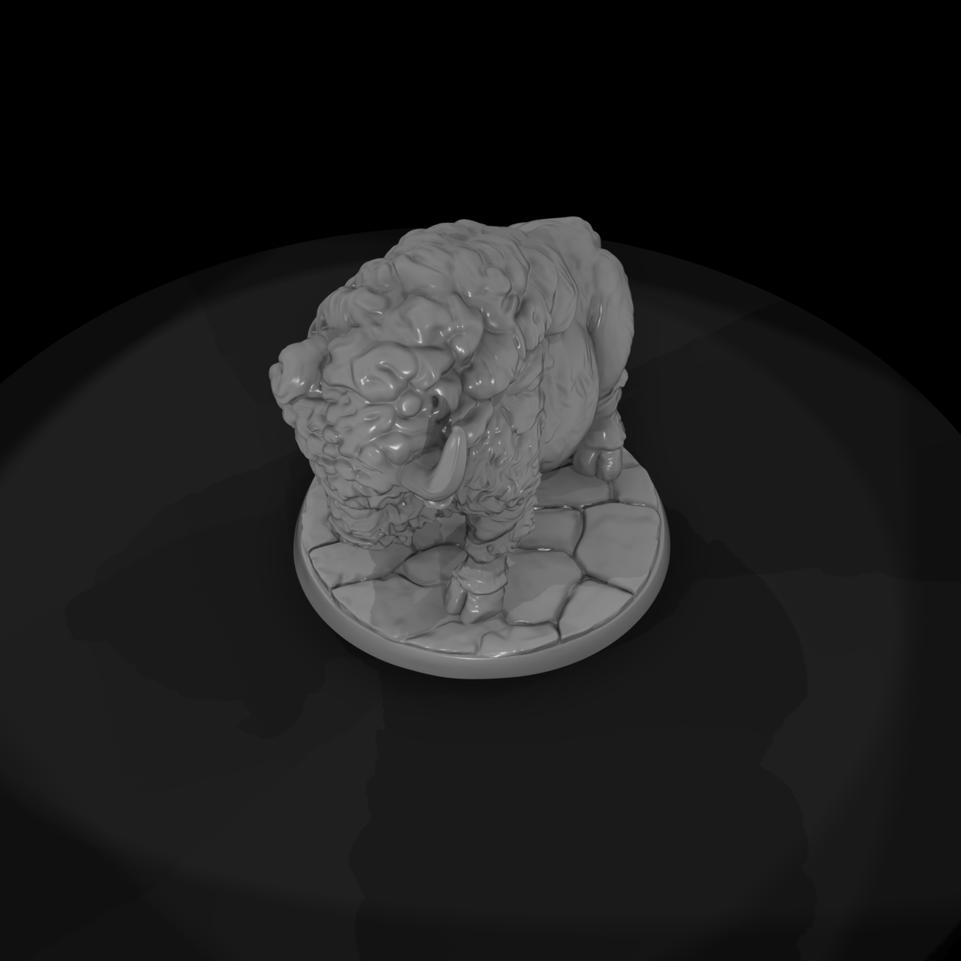 Storm Bison Fantasy Beast
