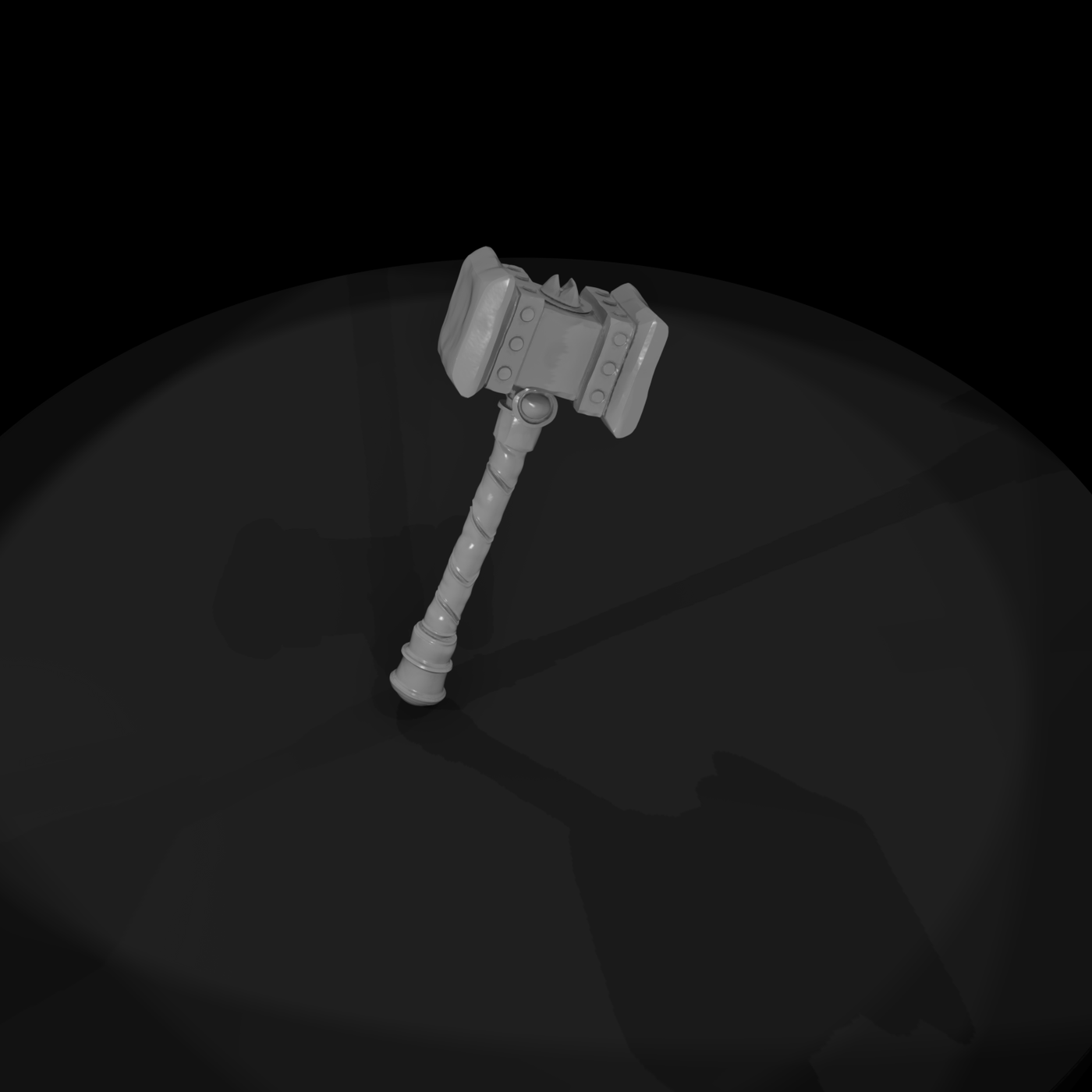 Stylized Fantasy Battle Hammer
