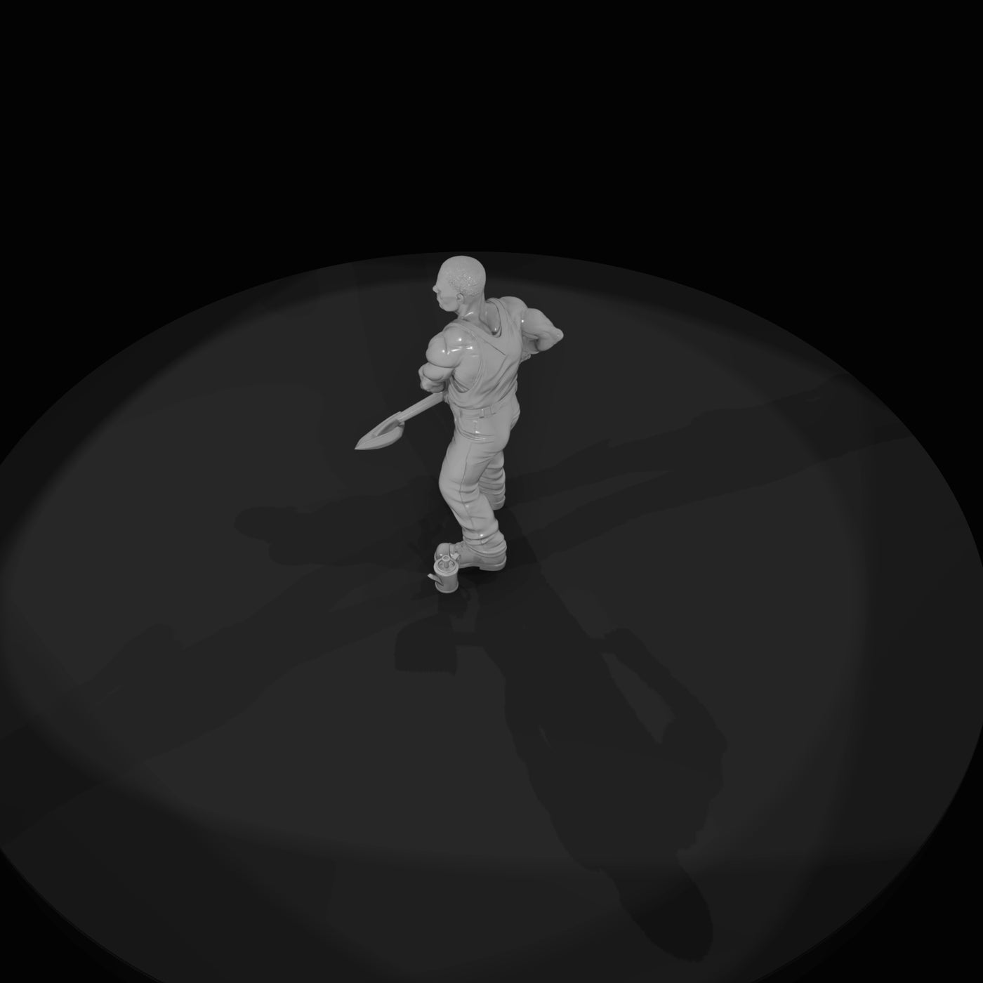 standing-male-figurine-worker-holding-an-axe