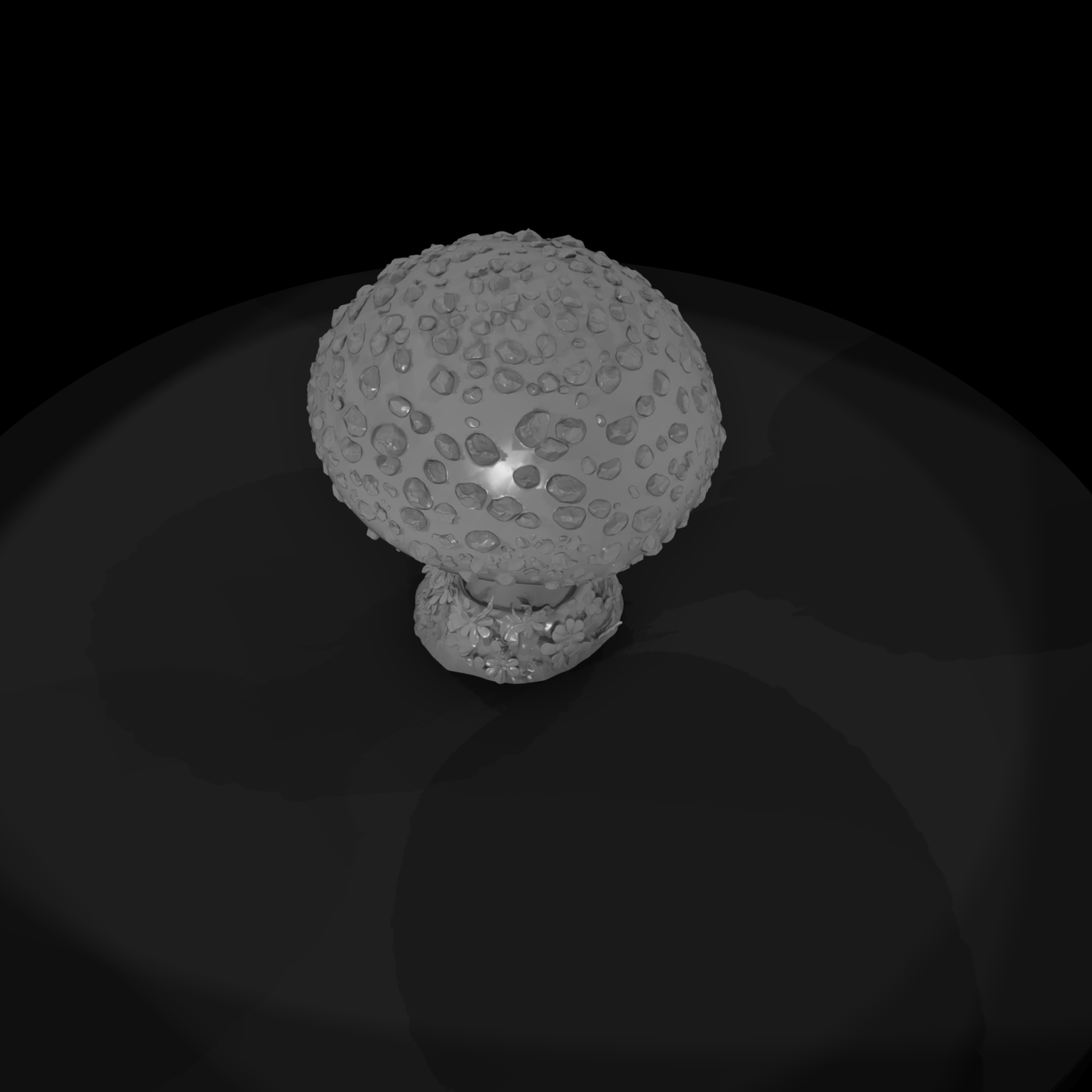 Stylized Fly Agaric Mushroom Sculpture