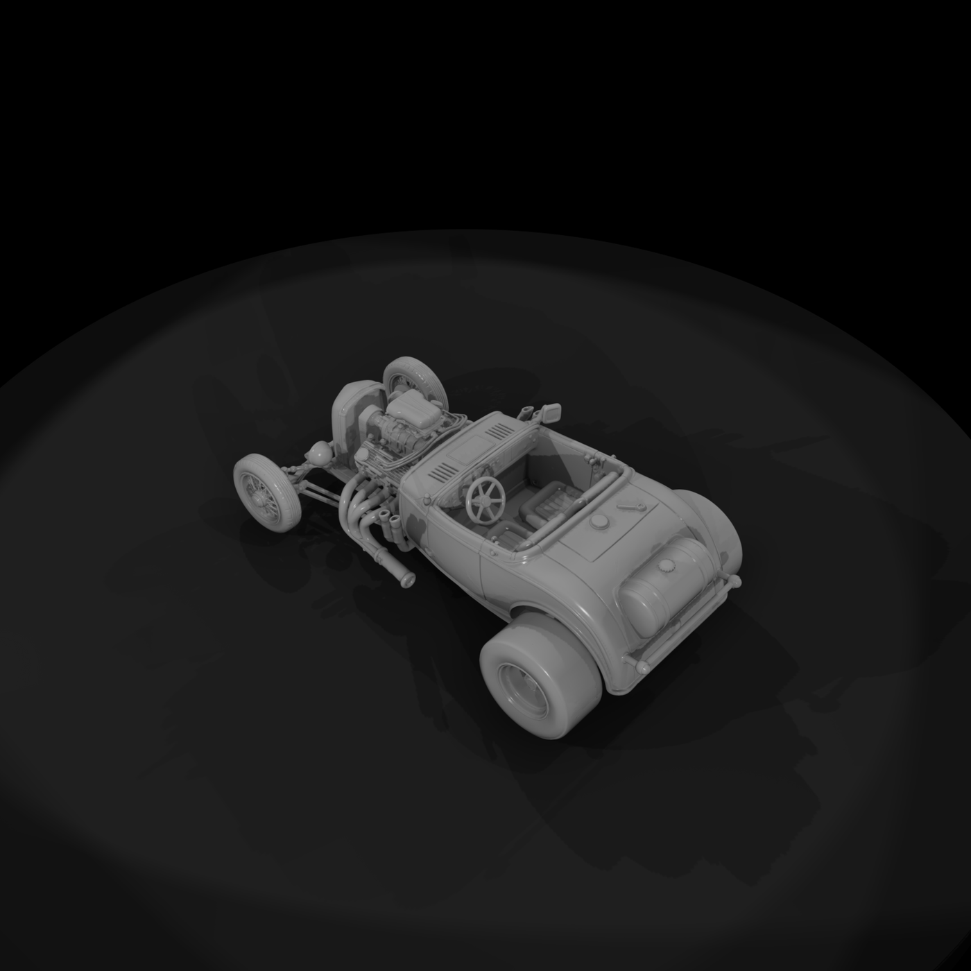 Car 009 Hot Rod Deuce Devil