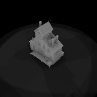 stylized_rustic_wooden_farmhouse_3d_model — thumbnail 6