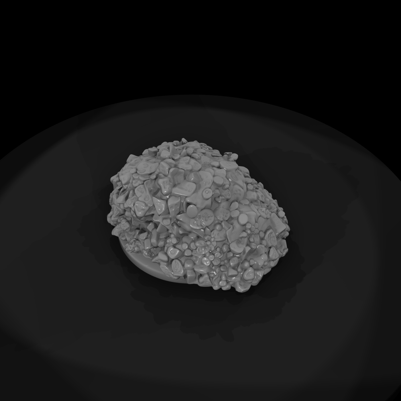 Stylized Crushed Gravel Pile 3D Model Wlhq5Qo2
