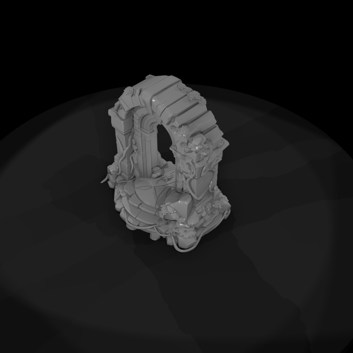 Ruined Stone Portal Archway