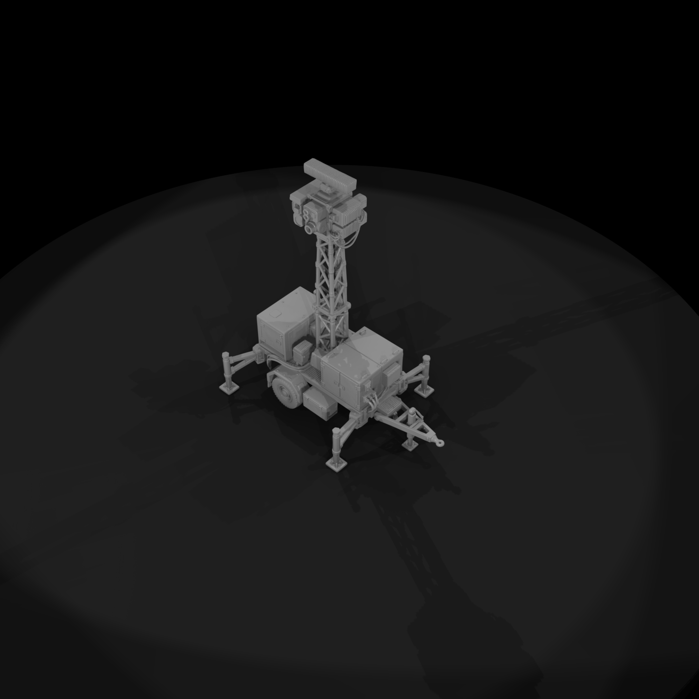 Mil 272 Modern Desert Deployable Radar Mast