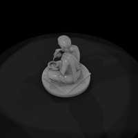 Seated Hindu Holy Man at Prayer — thumbnail 7