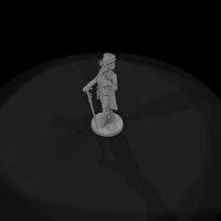 Steampunk Aristocrat Woman with Cane — thumbnail 7