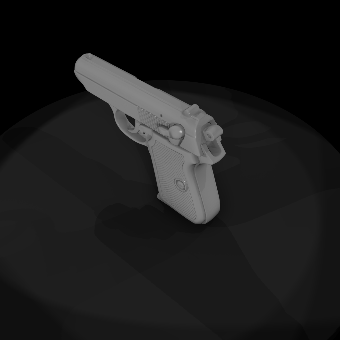 Compact Blowback Service Pistol