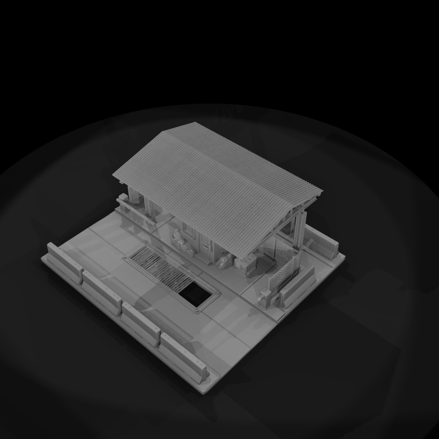 Mil 264 Modern Desert Entry Control Point
