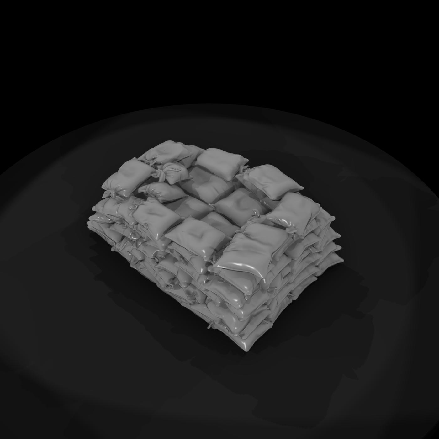 Mil 117 Ww2 Pacific Sandbag Stockpile