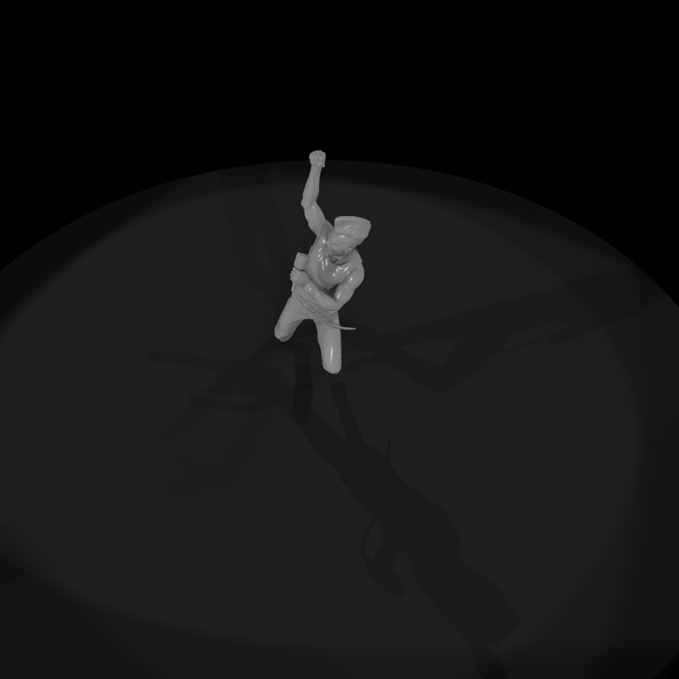 0190 Musician Rock Singer Jump