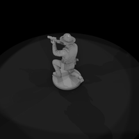 Deputy Kneeling with Drawn Pistol — thumbnail 7