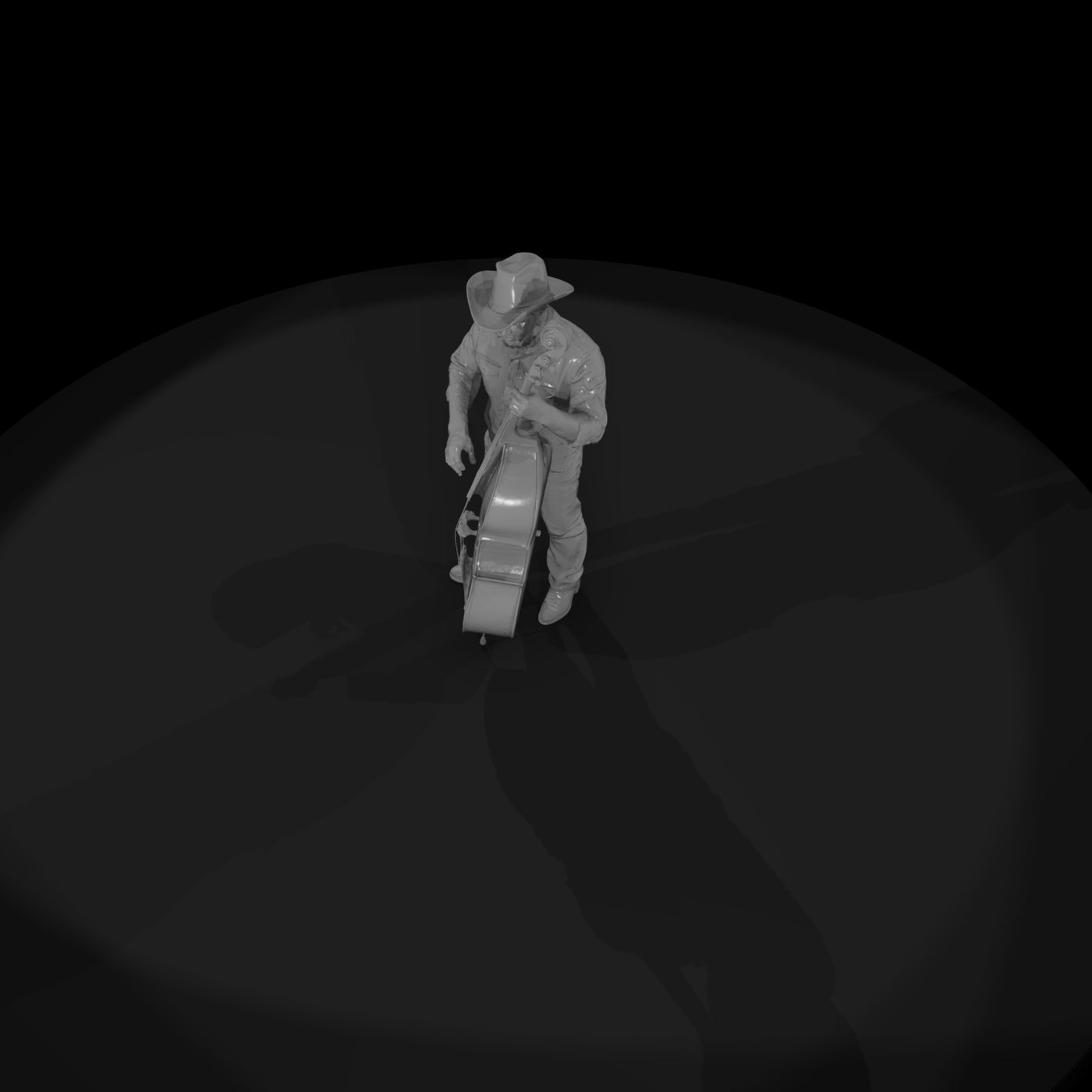 bluegrass-band-upright-bass-3d