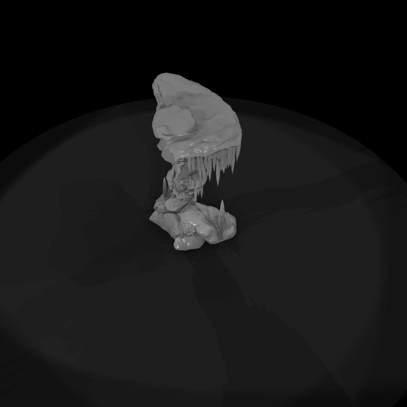 Stalactite Pillar — Cave Terrain Centerpiece ( Compatible)