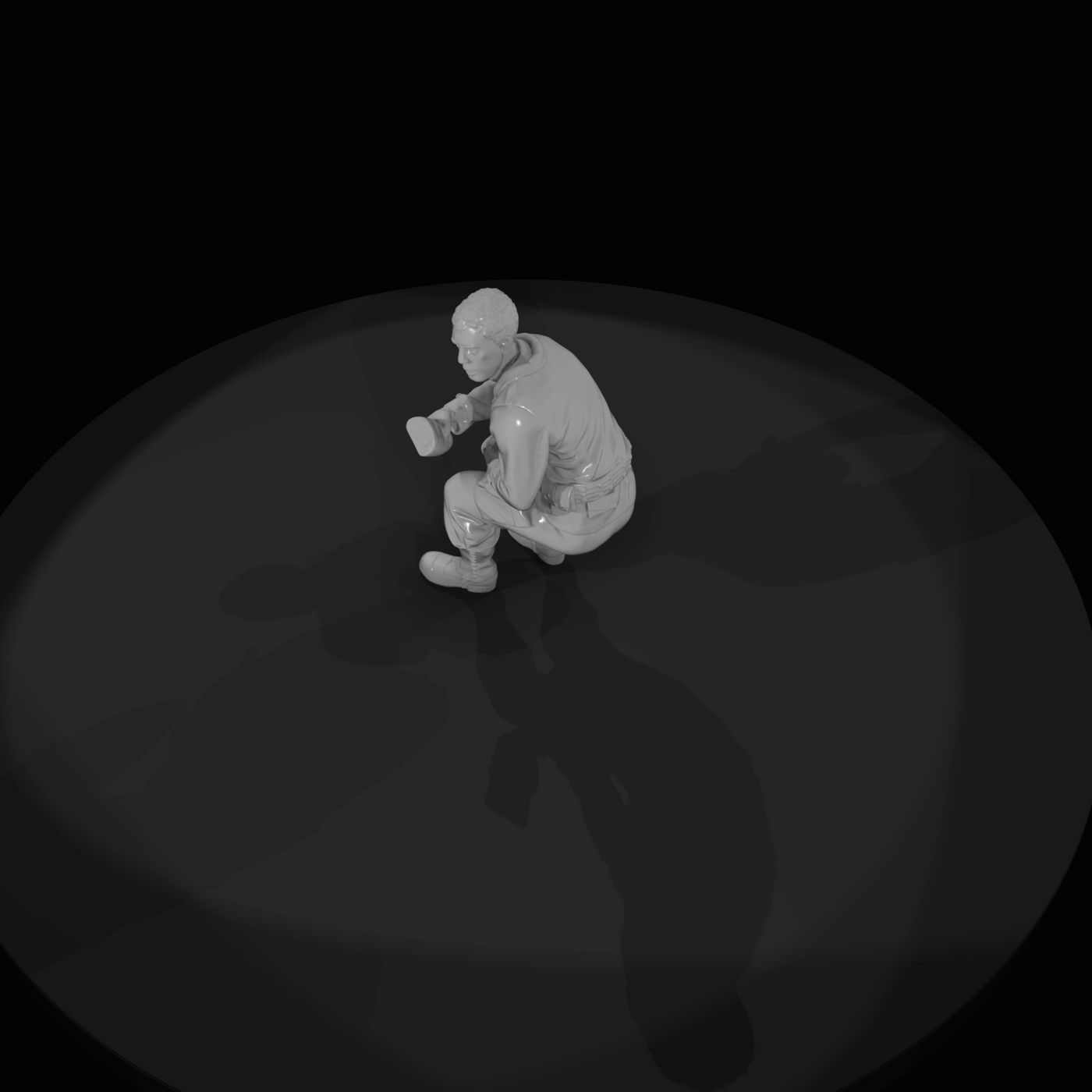 American Soldier Ww2 Eating 5 A13