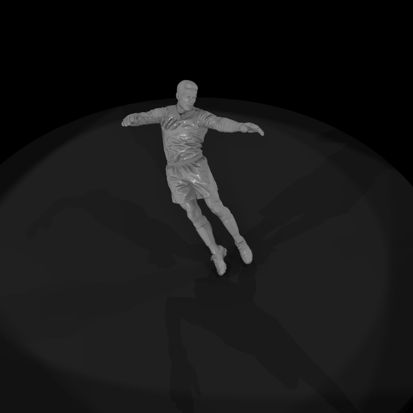 0072 Sports Soccer Goalkeeper Dive