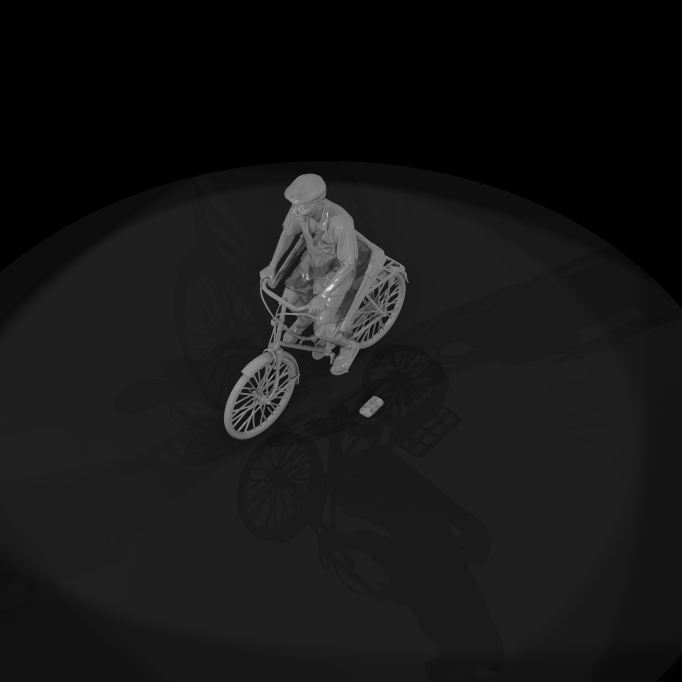 Vnh 096 Civilian Cyclo Driver