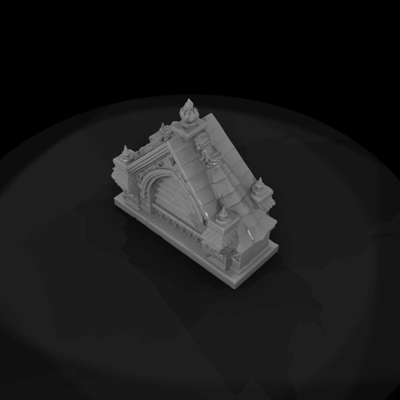 Gothic Gable Vent Ornament