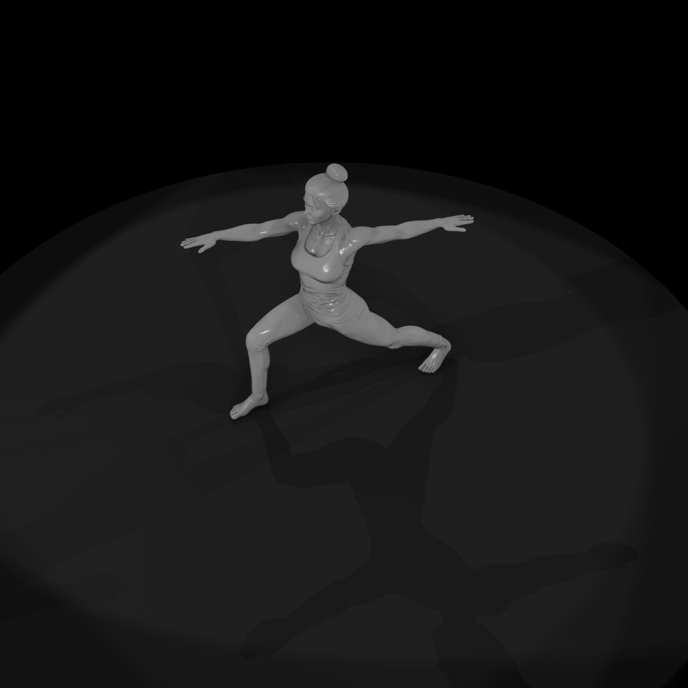 0088 Sports Yoga Warrior