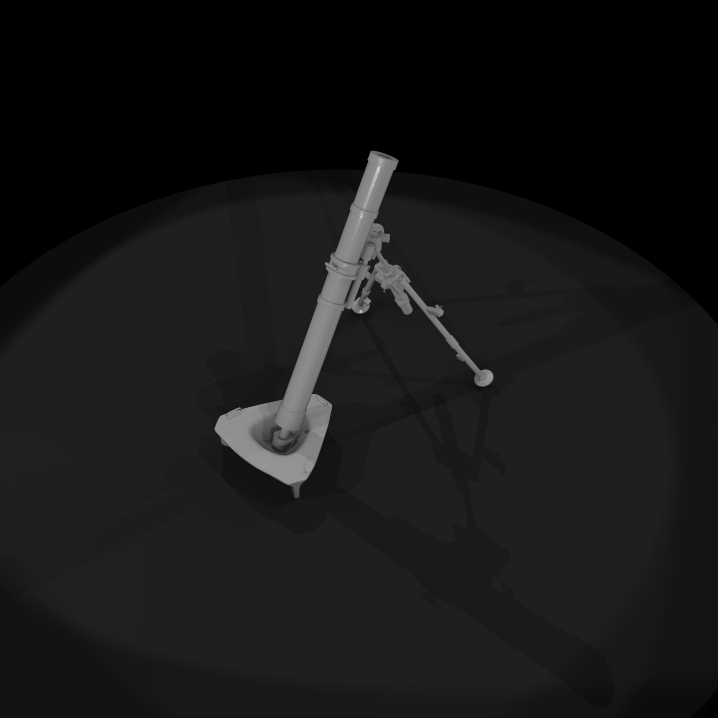 Low-Poly Infantry Mortar