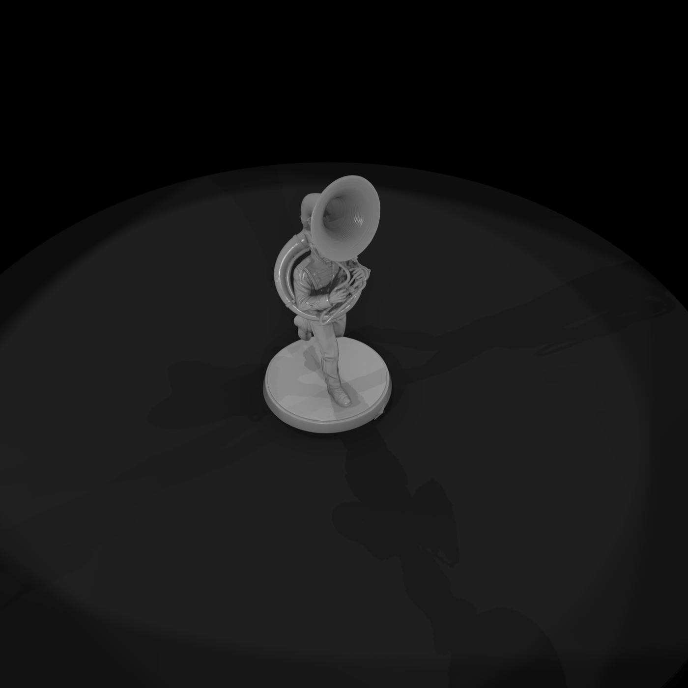 Poparc 0214 Brass Band Sousaphone Player Alternate