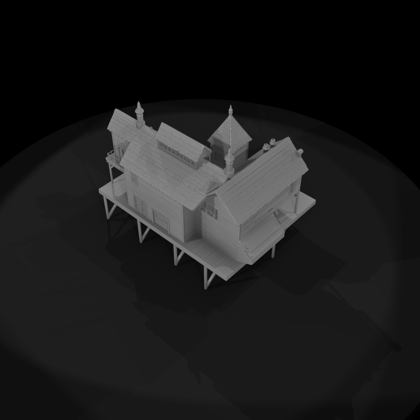 Victorian Stilted Pier House