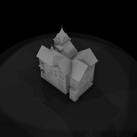 monochrome_shaded_victorian_mansion_3d_model — thumbnail 8