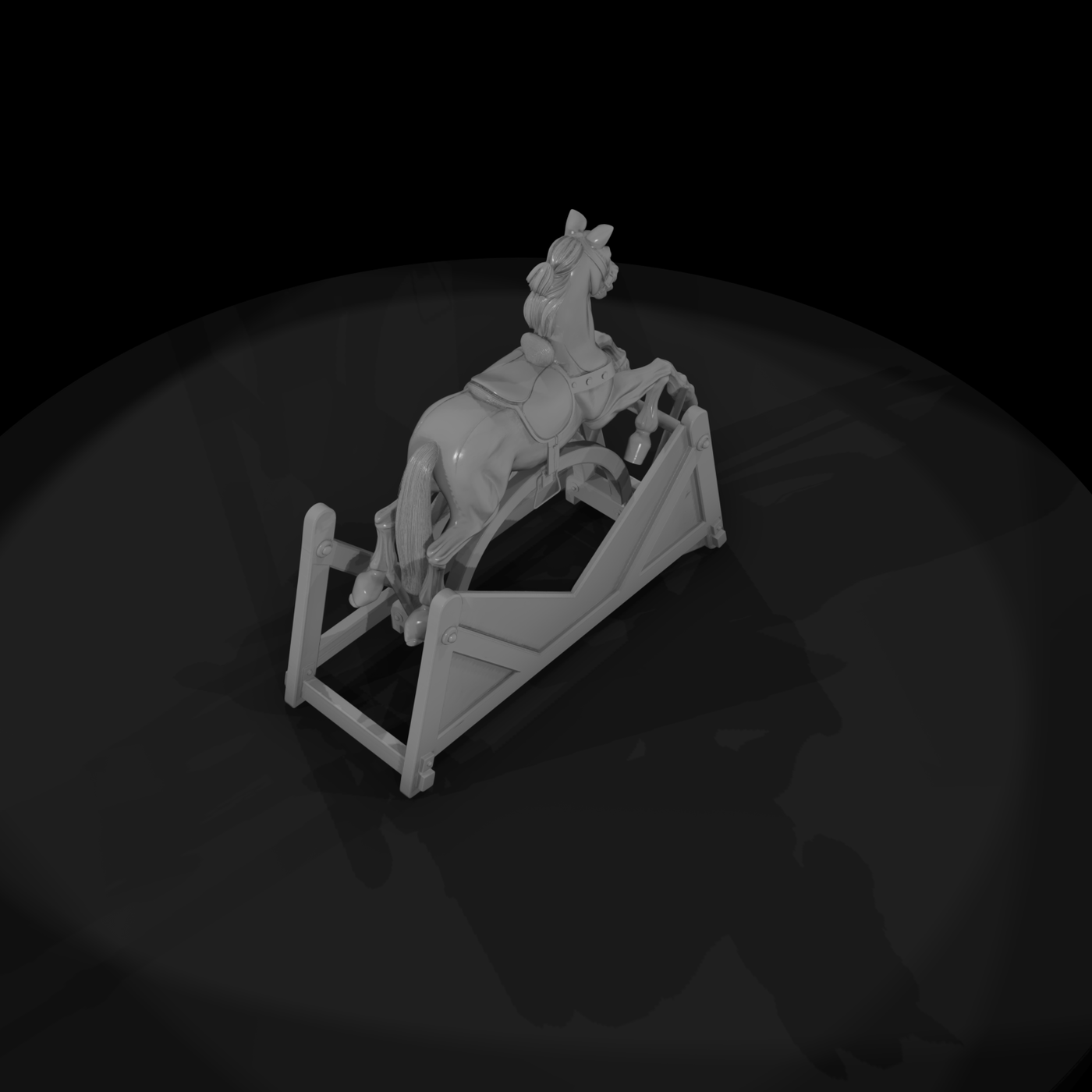 Stylized Rocking Horse & Model Railways