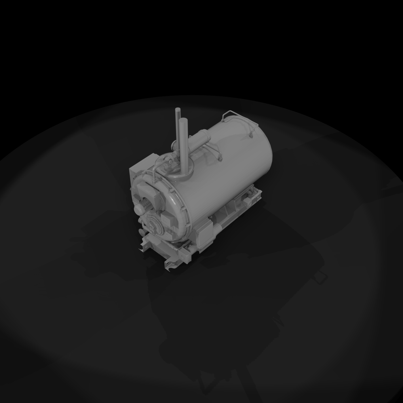 Industrial steam boiler
