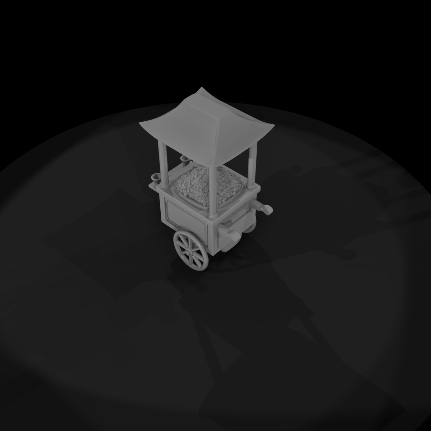 Classic Popcorn Cart