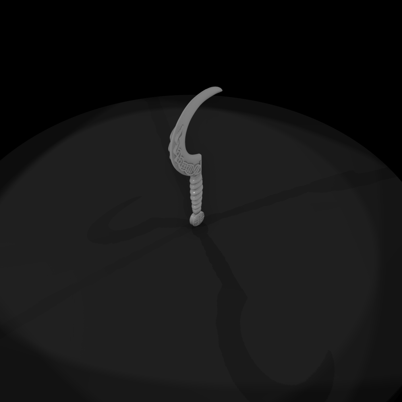 Celtic Crescent Sickle — Ritual Sickle