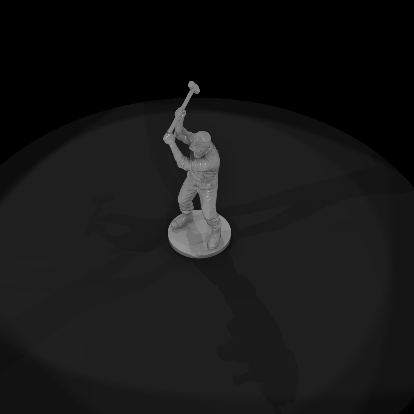 Occ 003 1880S Underground Miner Double Jack Strike