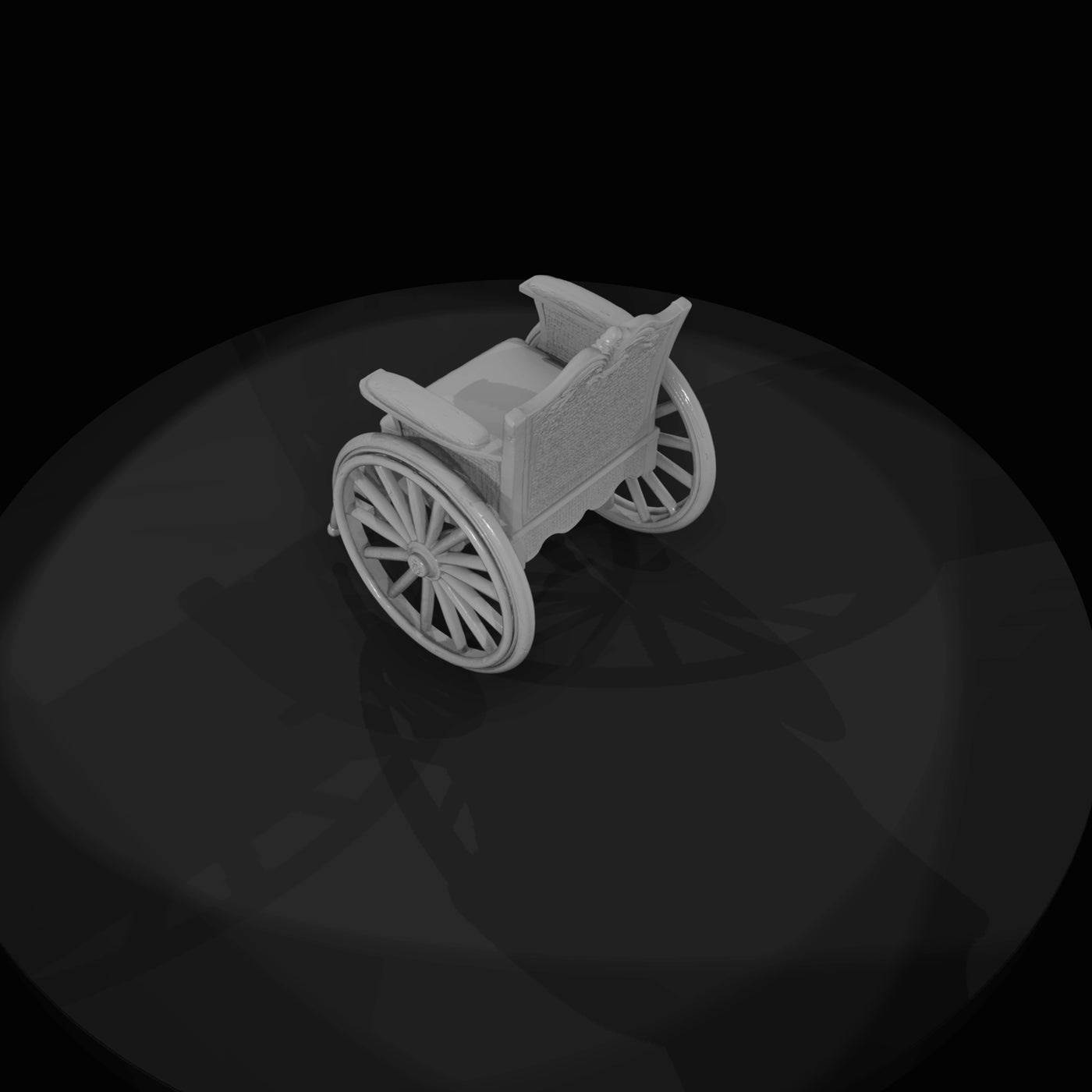 antique-wooden-wheelchair-invalid-chair