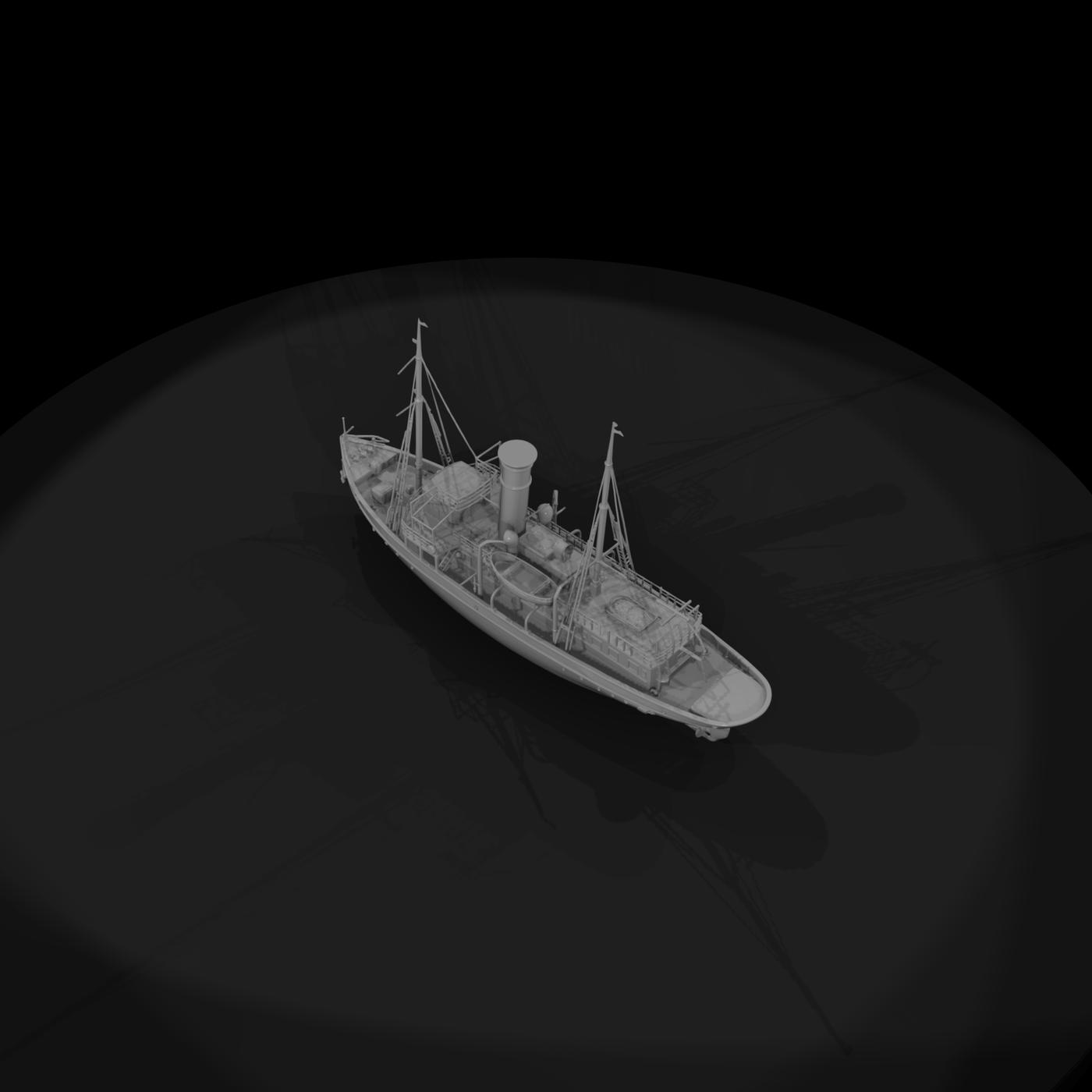 20260612 Model Steamship With Masts 0628E83A85