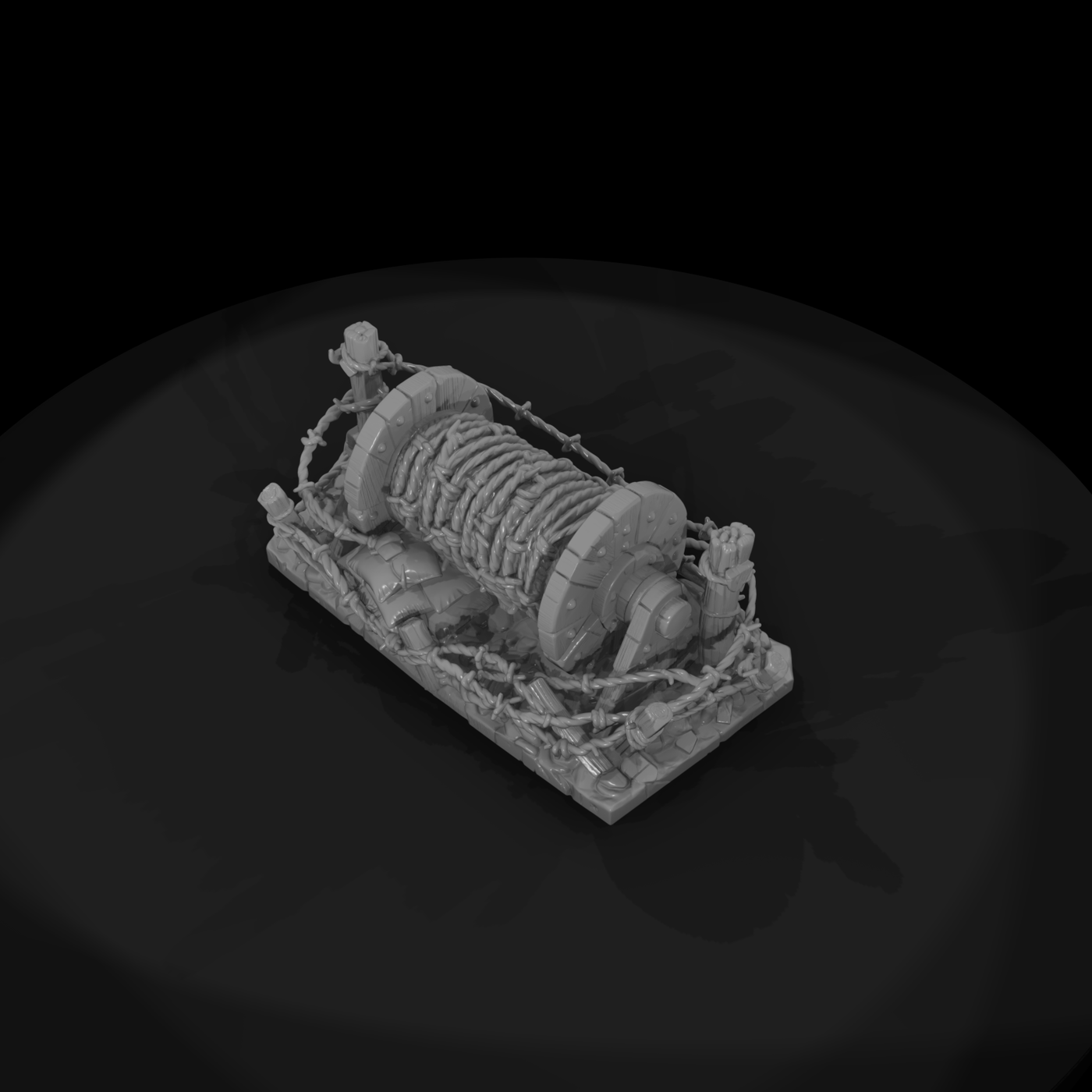 Wire Entanglement Spool
