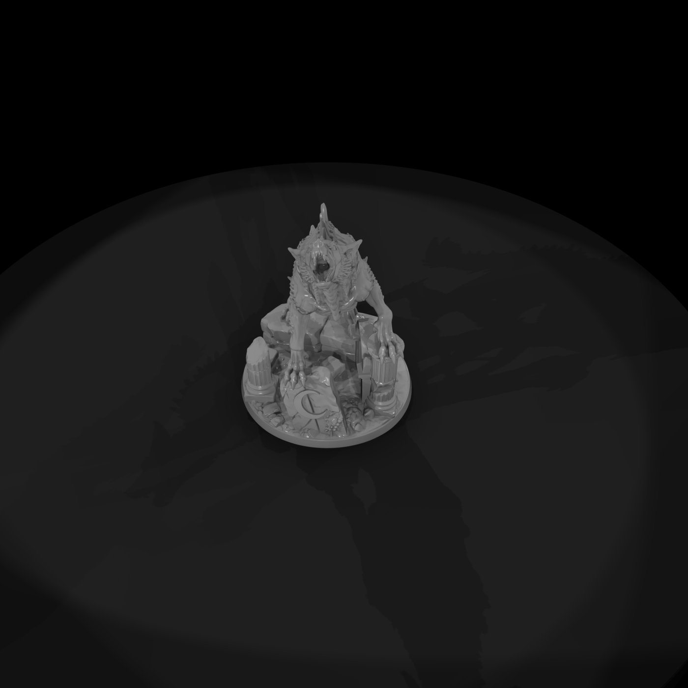 Creature Night Howl Jackal
