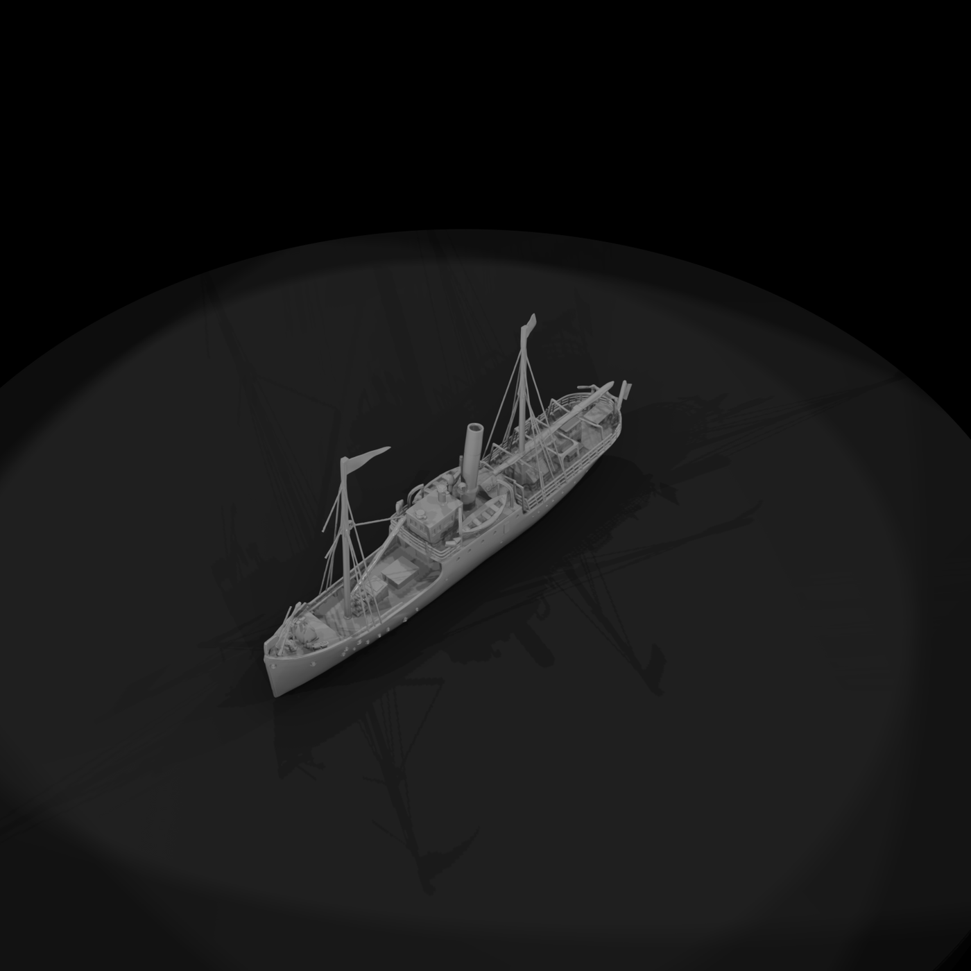 20260612 Old Steamship Model 5F3B4B1D64