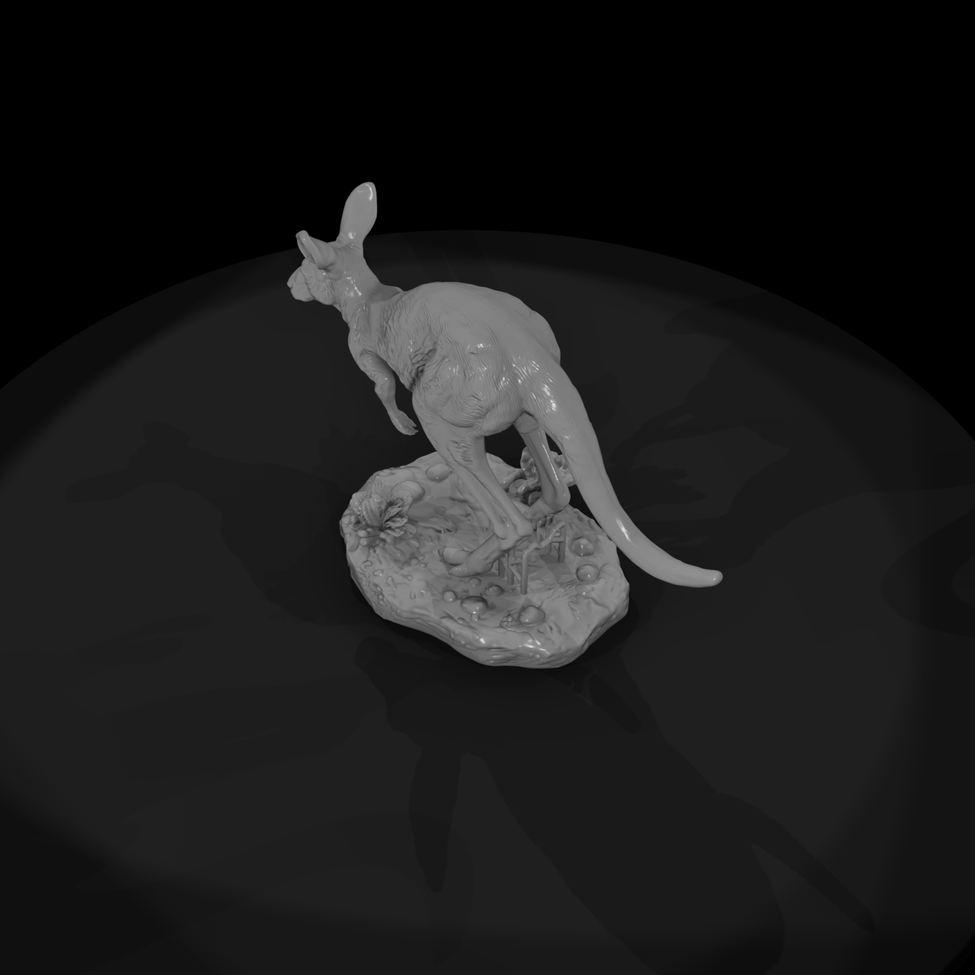 Red Kangaroo Mid-Hop