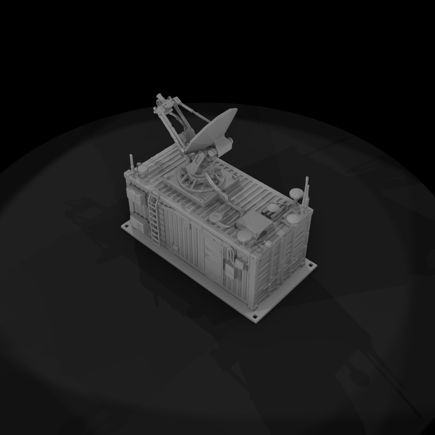 Mil 262 Modern Desert Satellite Comms Terminal