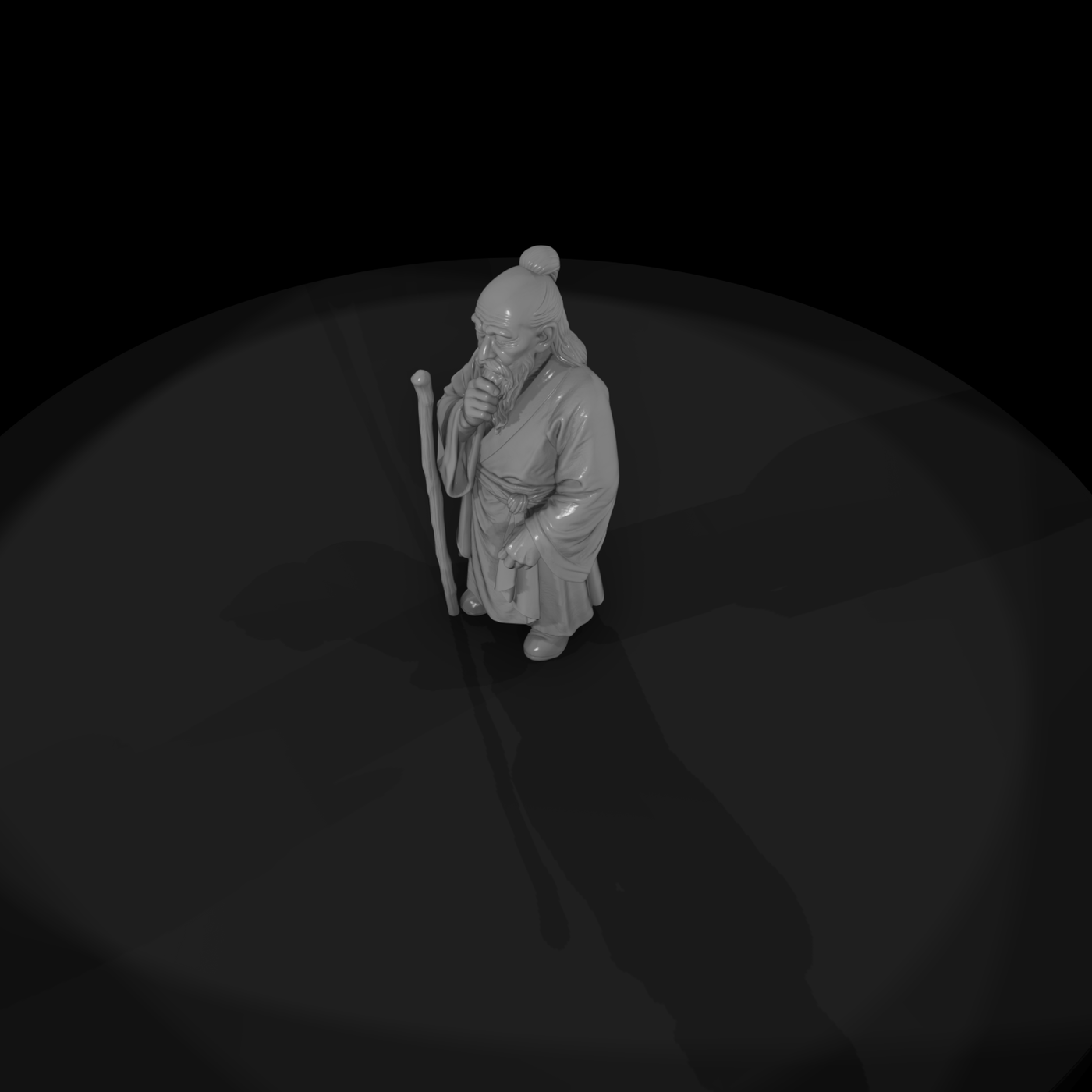 Hist 0049 Historical Laozi Miniature Figure