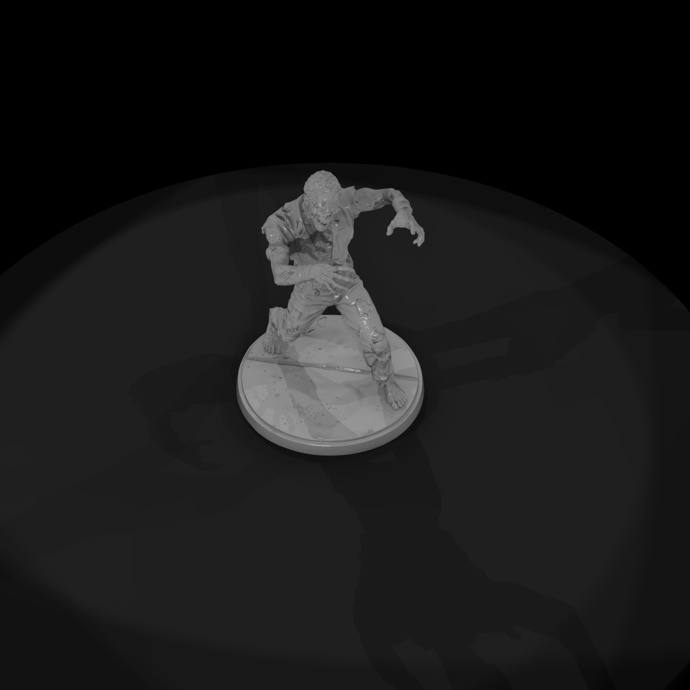 Lunging Convict Zombie
