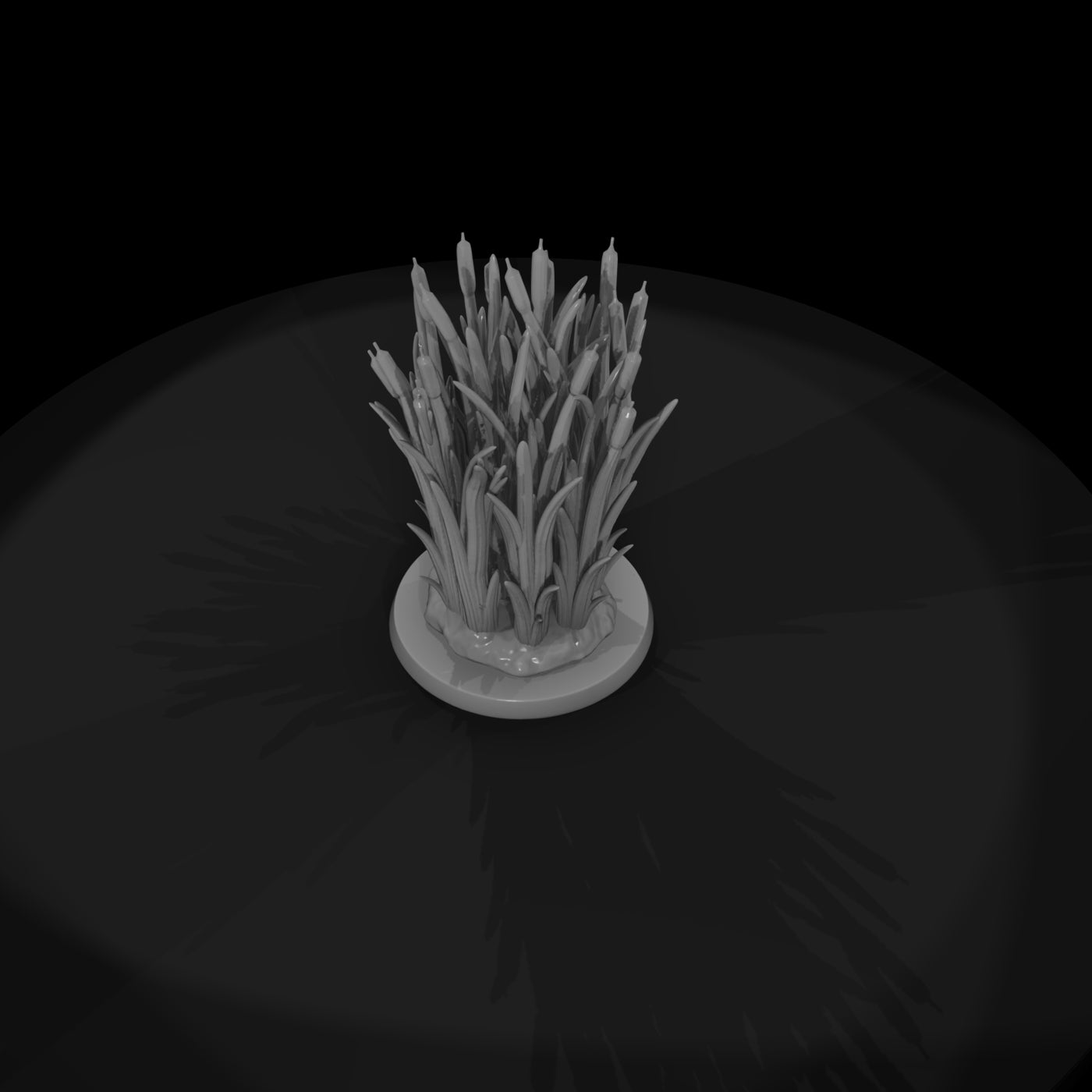 stylized-low-poly-cattail-reed-cluster-3d-model-nc
